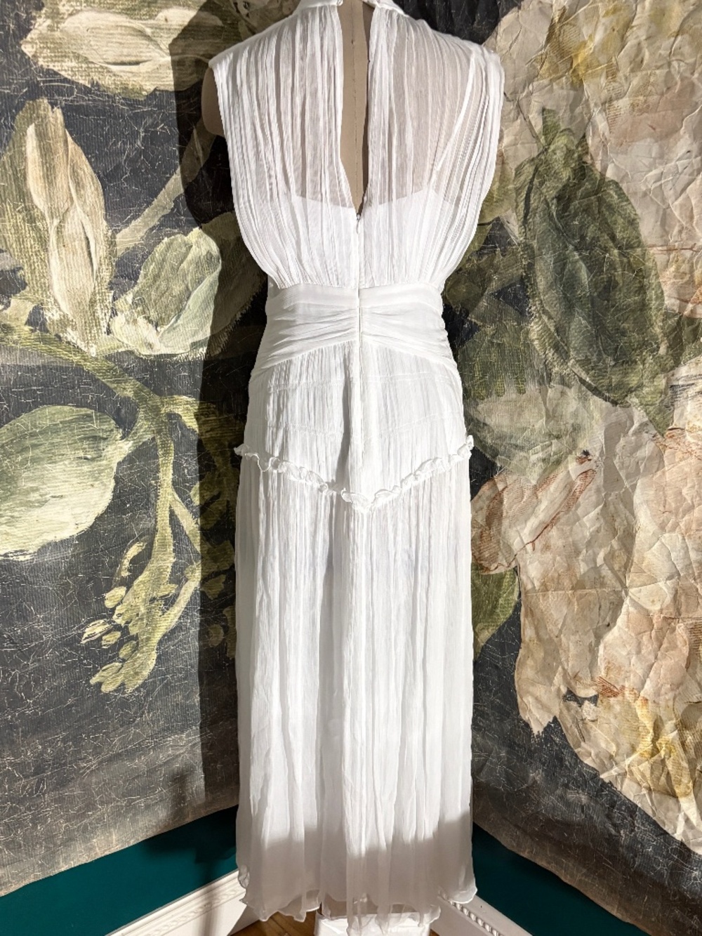 Shona Joy Clemence Chiffon High Neck Midi Dress - Picture 5 of 5